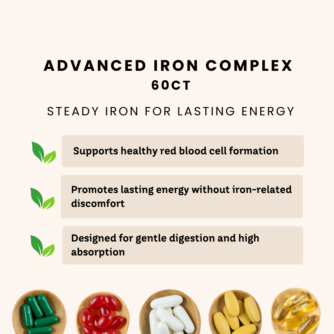 Advanced Iron Complex 60ct - Harmony Farms